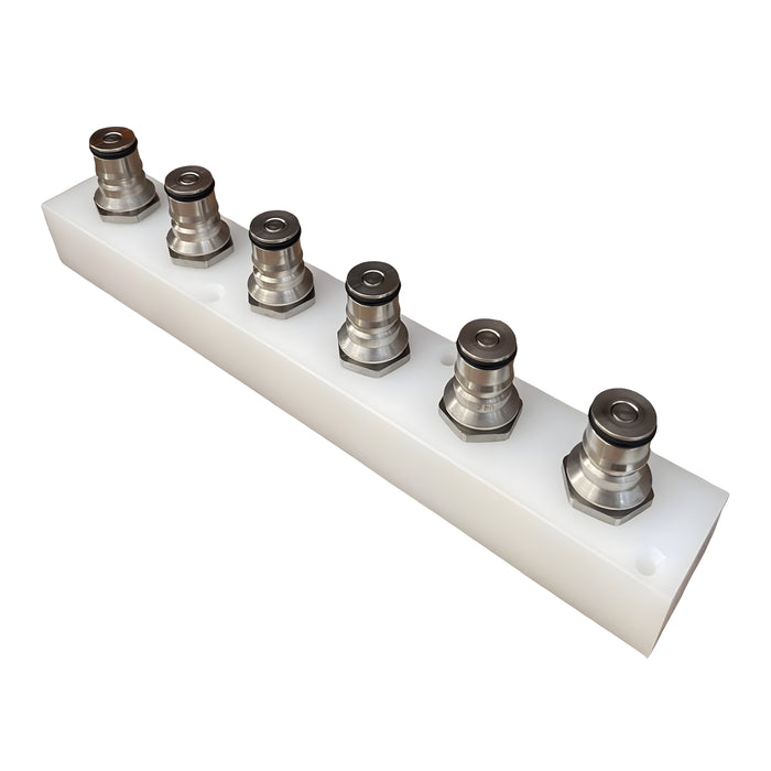 W.E. Blaschitz - Reinigungsverteiler / Getränkeverteiler AFG 6-fach / IG 3/8" - GastroDeals