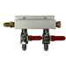 W.E. Blaschitz - Wandverteiler WEB 2-leitig 3x AG 7/16" inkl. Rückschlagventilen - GastroDeals