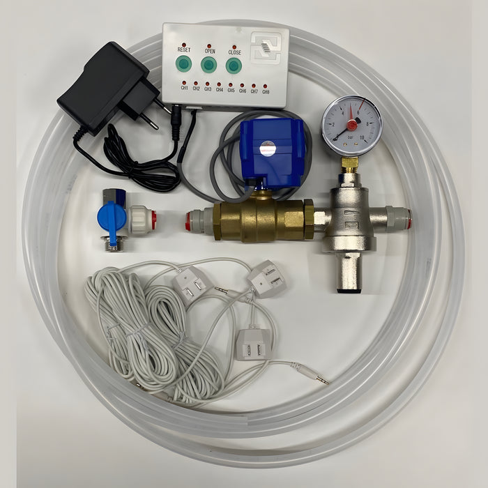 W.E. Blaschitz - Wasser-Anschluss-Set 3/8" mit Waterstop- Leckschutzsystem & Alarm - GastroDeals
