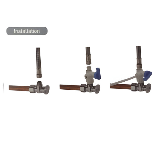 W.E. Blaschitz - Wasser-Anschluss-Set 3/8" mit Waterstop- Leckschutzsystem & Alarm - GastroDeals