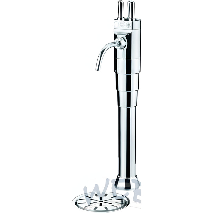 W.E. Blaschitz - Wasser Zapfsäule 3-ltg. für Tafelwasser + Soda mit 3 Dosierhebeln - GastroDeals