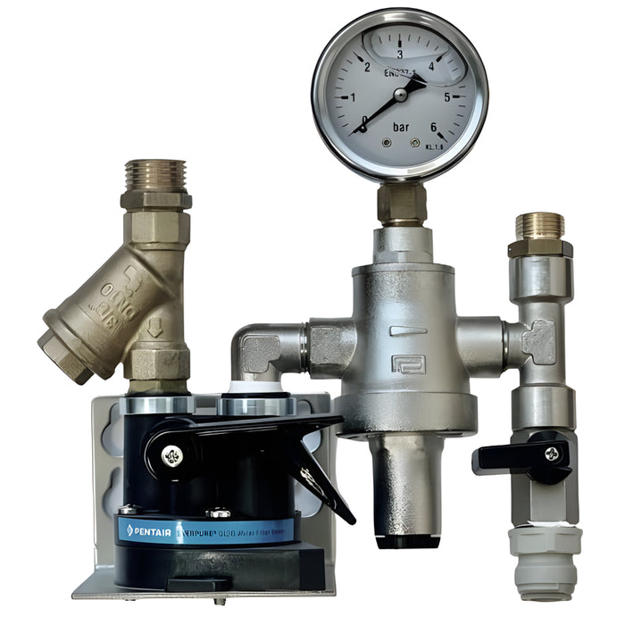 W.E. Blaschitz - Wasserfilterstation / Tafelwasser-Filteranlage +Sieb +Glyzer-Mano - GastroDeals