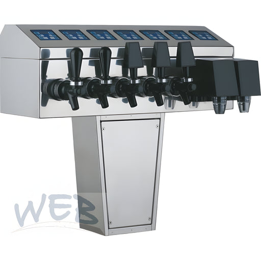 W.E. Blaschitz - Zapfsäulenoberteil für 7 Mikro-Touch + 7 Hähne mit Aufbausatz - GastroDeals