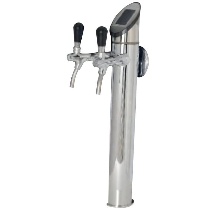 W.E. Blaschitz - Zapftower ECO 2-ltg glänzend Edelstahl vorbereitet für MikroTouch - GastroDeals