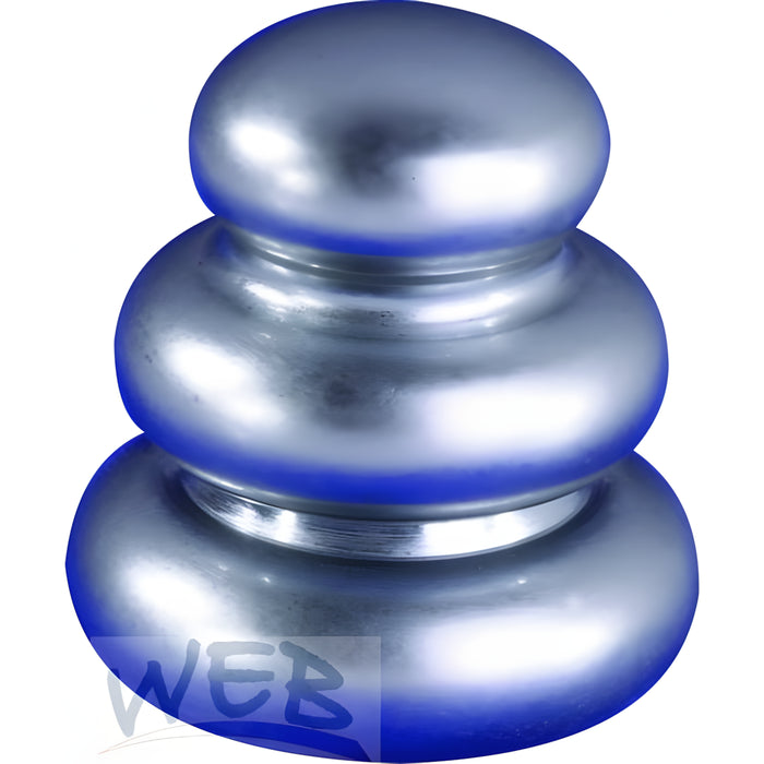 W.E. Blaschitz - Ziermutter verchromt zu Keramiksäule 3-Ring-Form 28 x 30 mit Gewi - GastroDeals